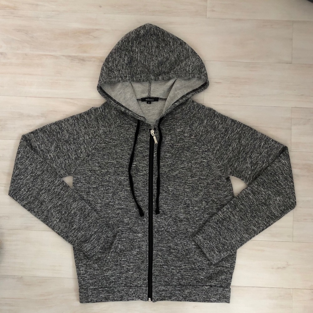 Gray Ambiance zip up hoodie